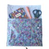 Pochette fleurs violettes
