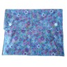 Pochette fleurs violettes