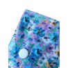 Pochette fleurs bleues